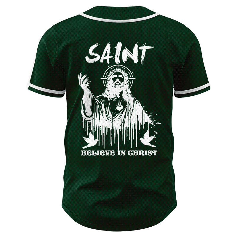 Christianartworkshop Saint Believe In Christ Unisex Baseball Jersey - image 46