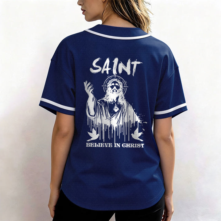 Christianartworkshop Saint Believe In Christ Unisex Baseball Jersey - image 41