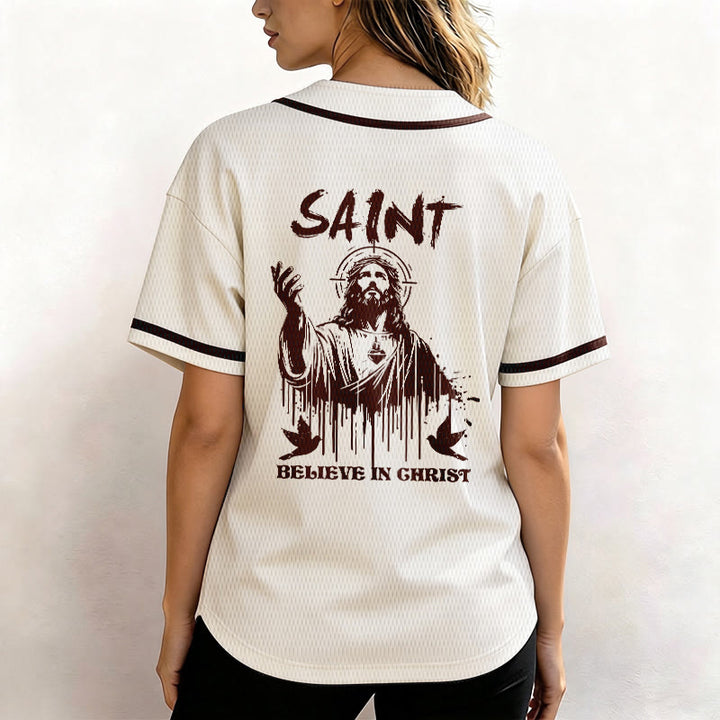 Christianartworkshop Saint Believe In Christ Unisex Baseball Jersey - image 55