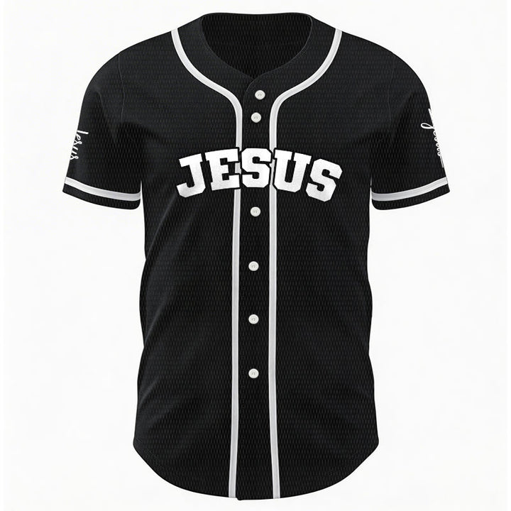 Christianartworkshop Classic Jesus Personalized Sportswear Unisex Custom Baseball Jersey - image 1