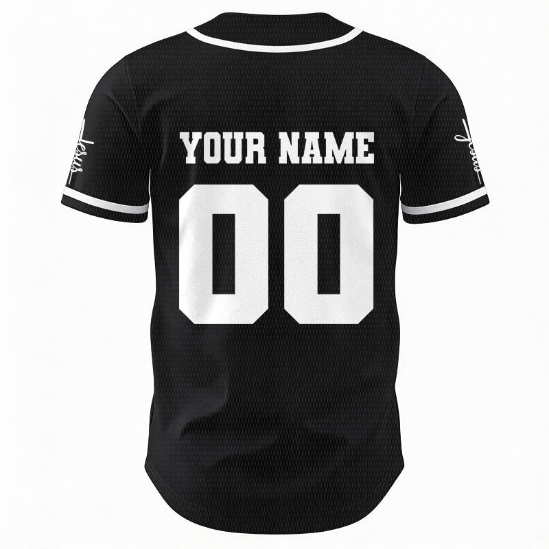 Christianartworkshop Classic Jesus Personalized Sportswear Unisex Custom Baseball Jersey - image 4