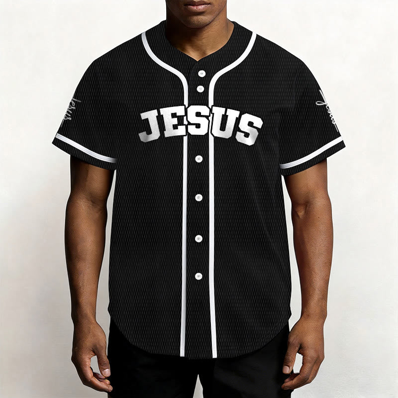 Christianartworkshop Classic Jesus Personalized Sportswear Unisex Custom Baseball Jersey - image 2