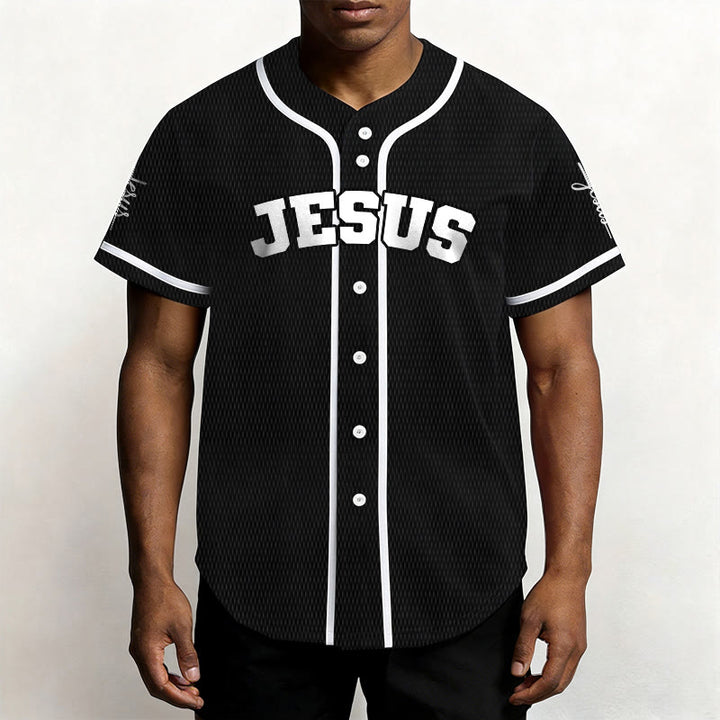 Christianartworkshop Classic Jesus Personalized Sportswear Unisex Custom Baseball Jersey - image 2