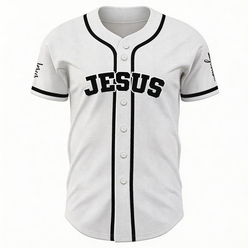 Christianartworkshop Classic Jesus Personalized Sportswear Unisex Custom Baseball Jersey - image 8