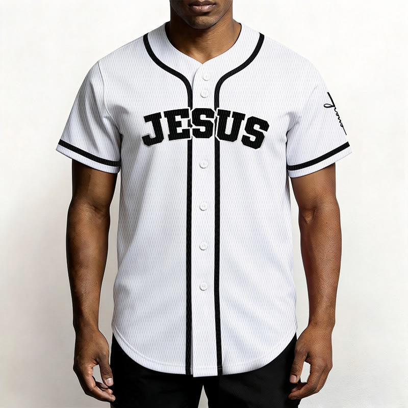 Christianartworkshop Classic Jesus Personalized Sportswear Unisex Custom Baseball Jersey - image 9