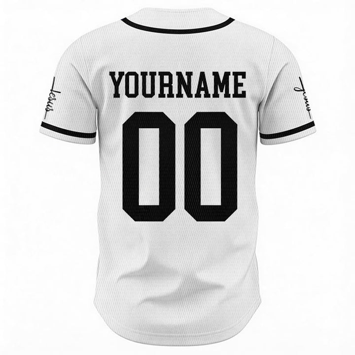Christianartworkshop Bold Team Jesus Custom Name Number Unisex Custom Baseball Jersey - image 10