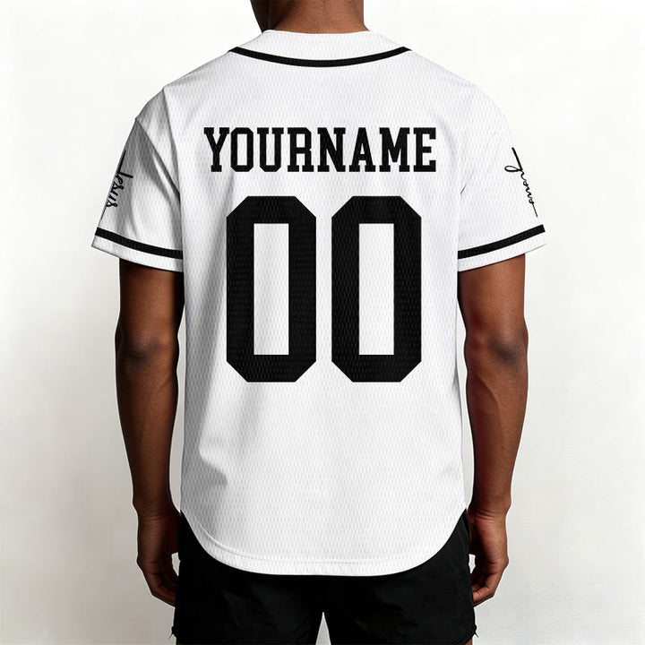 Christianartworkshop Bold Team Jesus Custom Name Number Unisex Custom Baseball Jersey - image 11