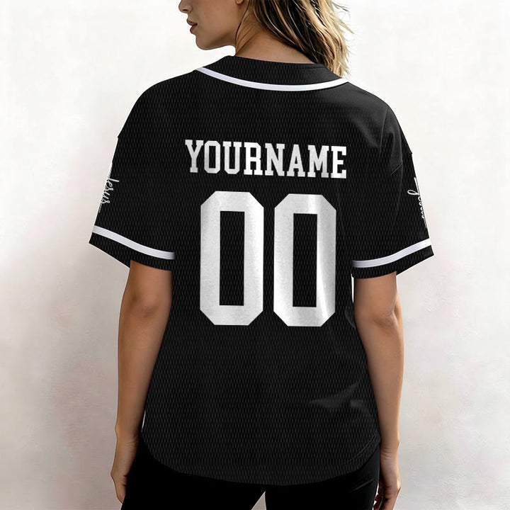Christianartworkshop Bold Team Jesus Custom Name Number Unisex Custom Baseball Jersey - image 18