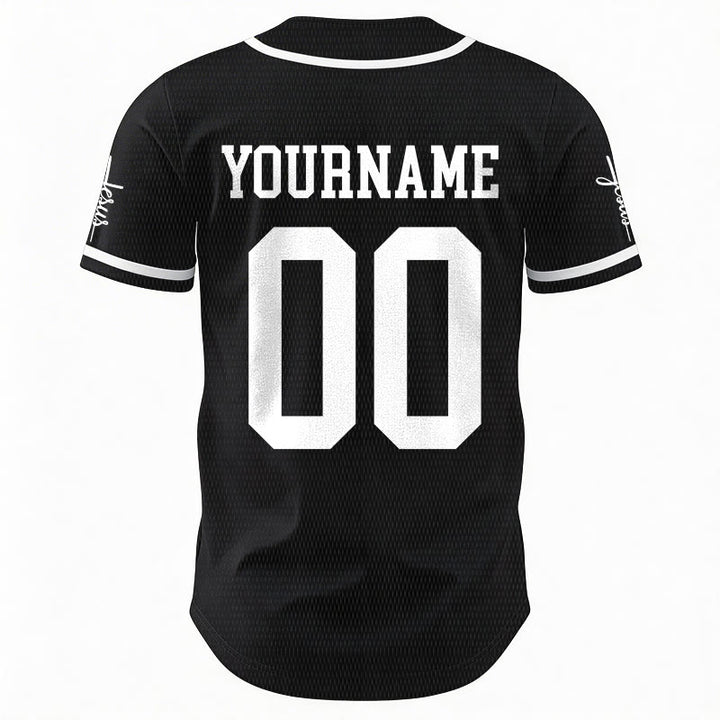Christianartworkshop Bold Team Jesus Custom Name Number Unisex Custom Baseball Jersey - image 17