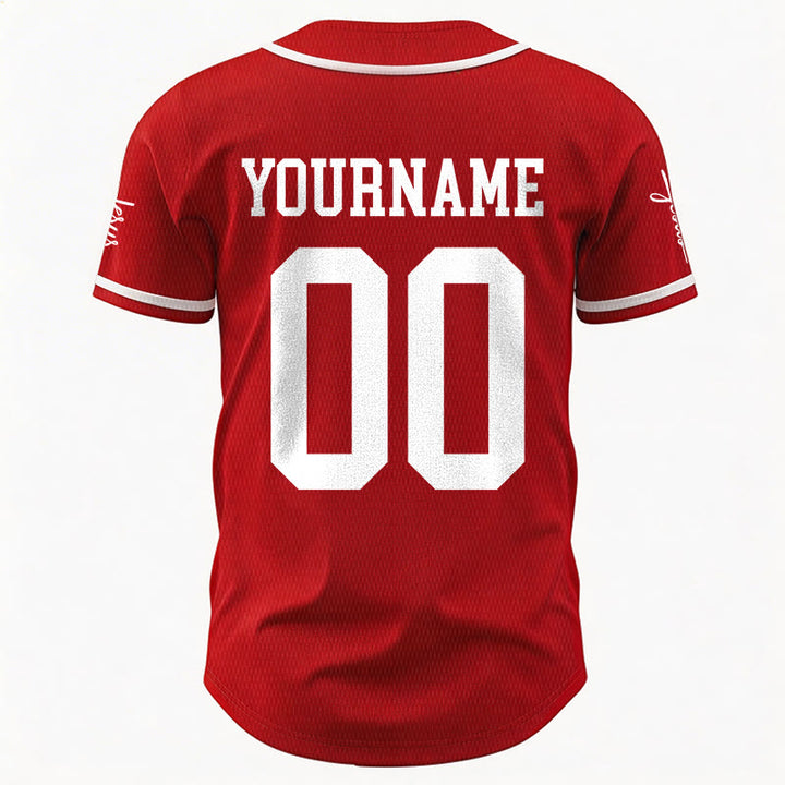 Christianartworkshop Bold Team Jesus Custom Name Number Unisex Custom Baseball Jersey - image 23