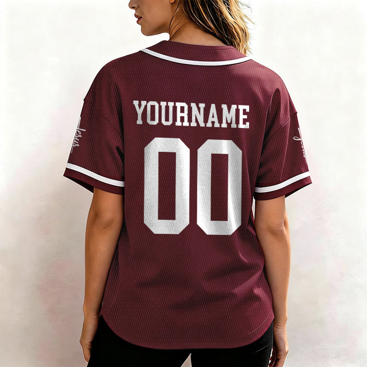 Christianartworkshop Bold Team Jesus Custom Name Number Unisex Custom Baseball Jersey - image 30