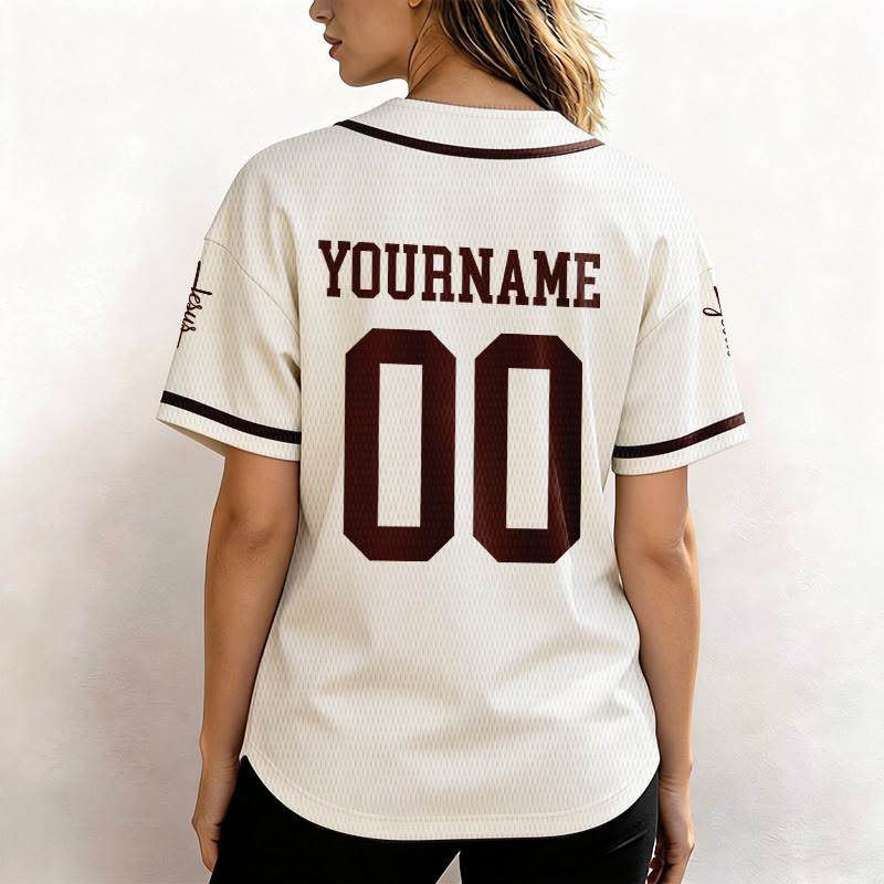 Christianartworkshop Bold Team Jesus Custom Name Number Unisex Custom Baseball Jersey - image 49
