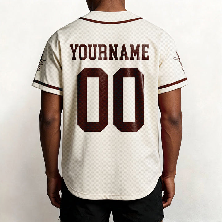 Christianartworkshop Bold Team Jesus Custom Name Number Unisex Custom Baseball Jersey - image 48