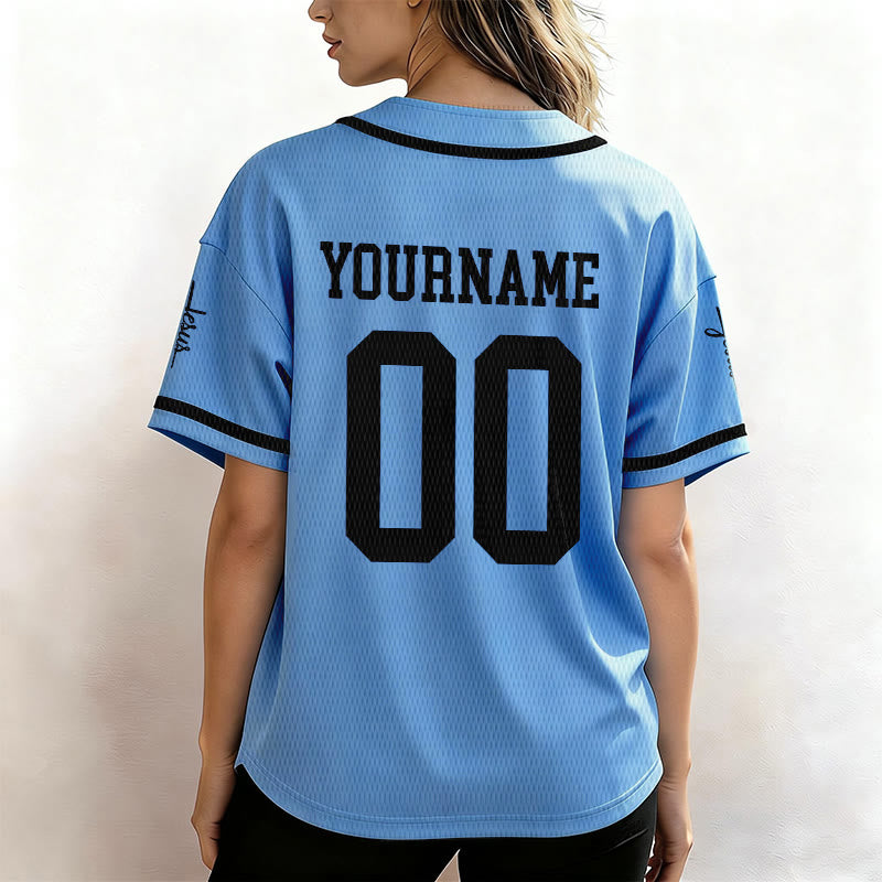 Christianartworkshop Bold Team Jesus Custom Name Number Unisex Custom Baseball Jersey - image 36