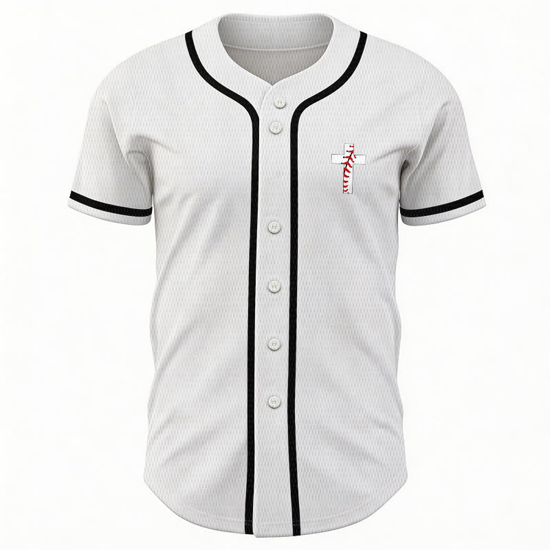 Christianartworkshop Philippians 4:13 I Can Do All Things Unisex Baseball Jersey - image 8