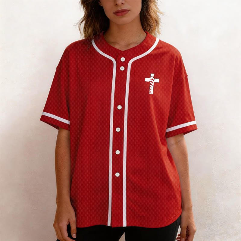 Christianartworkshop Philippians 4:13 I Can Do All Things Unisex Baseball Jersey - image 24