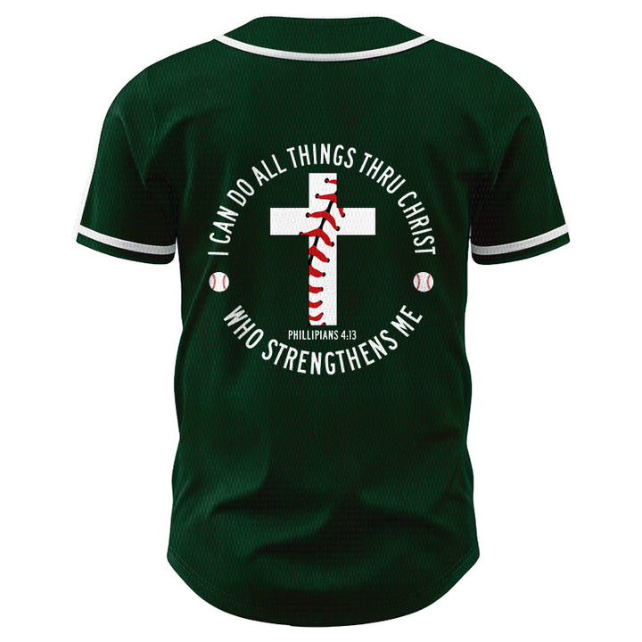 Christianartworkshop Philippians 4:13 I Can Do All Things Unisex Baseball Jersey - image 53