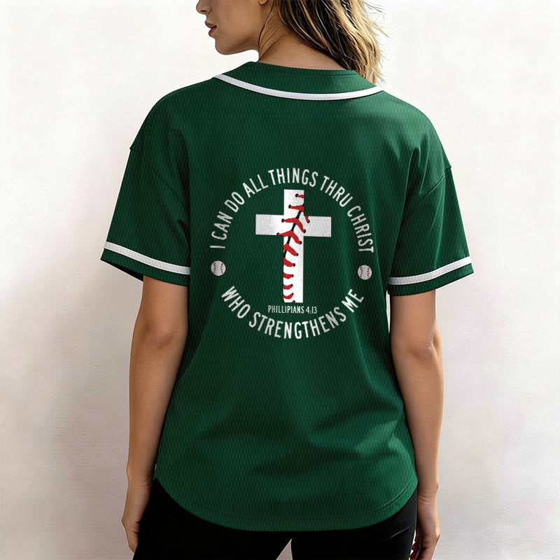 Christianartworkshop Philippians 4:13 I Can Do All Things Unisex Baseball Jersey - image 55