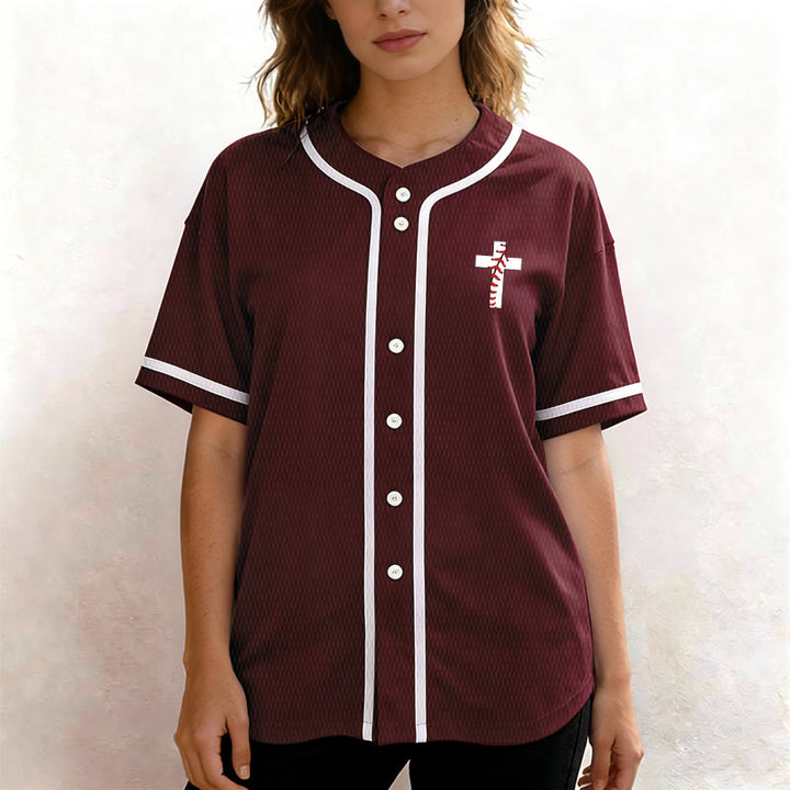Christianartworkshop Philippians 4:13 I Can Do All Things Unisex Baseball Jersey - image 31
