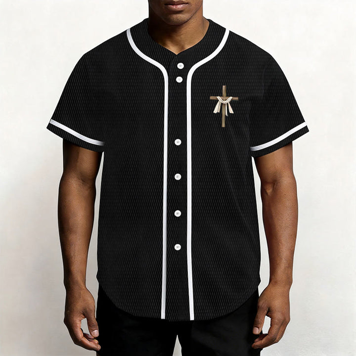 Christianartworkshop He Is Not Here He Is Risen Faith Unisex Baseball Jersey - image 16