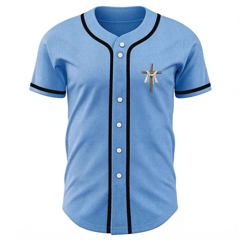 Christianartworkshop He Is Not Here He Is Risen Faith Unisex Baseball Jersey - image 36