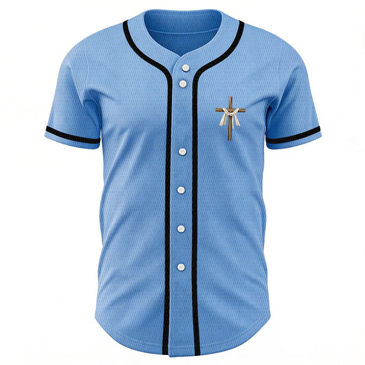 Christianartworkshop He Is Not Here He Is Risen Faith Unisex Baseball Jersey - image 36