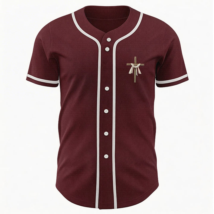 Christianartworkshop He Is Not Here He Is Risen Faith Unisex Baseball Jersey - image 29