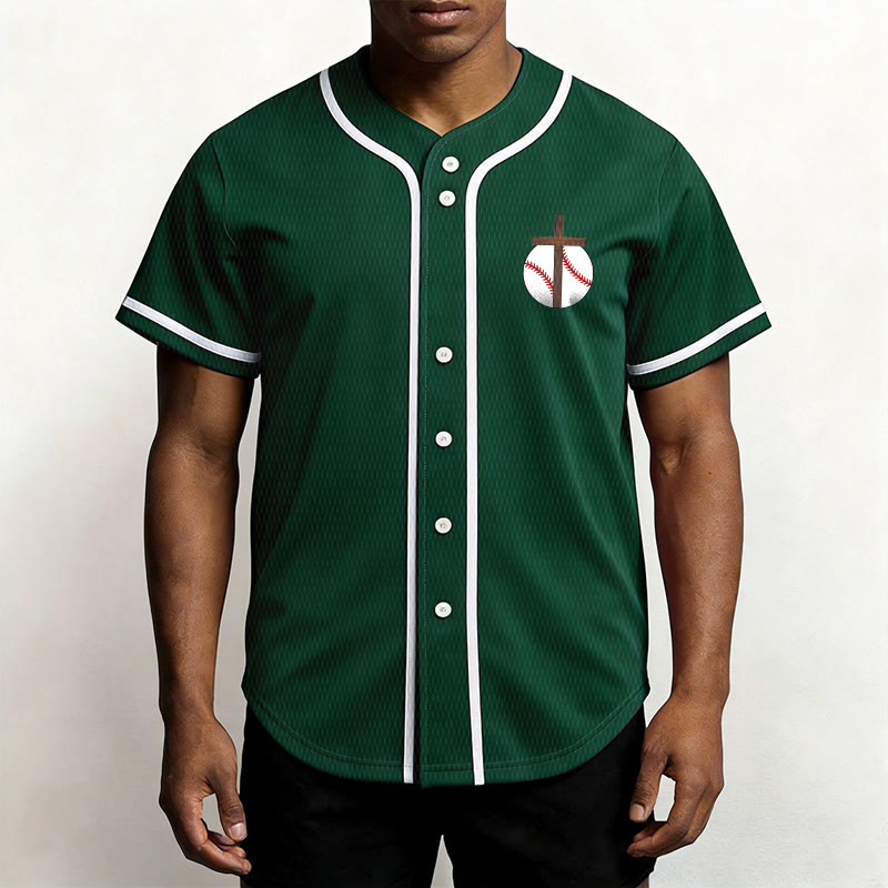 Christianartworkshop Philippians 4:13 Faith Baseball Jersey: Baseball Cross Motto Strength Devotion Athletic Shirt - image 50