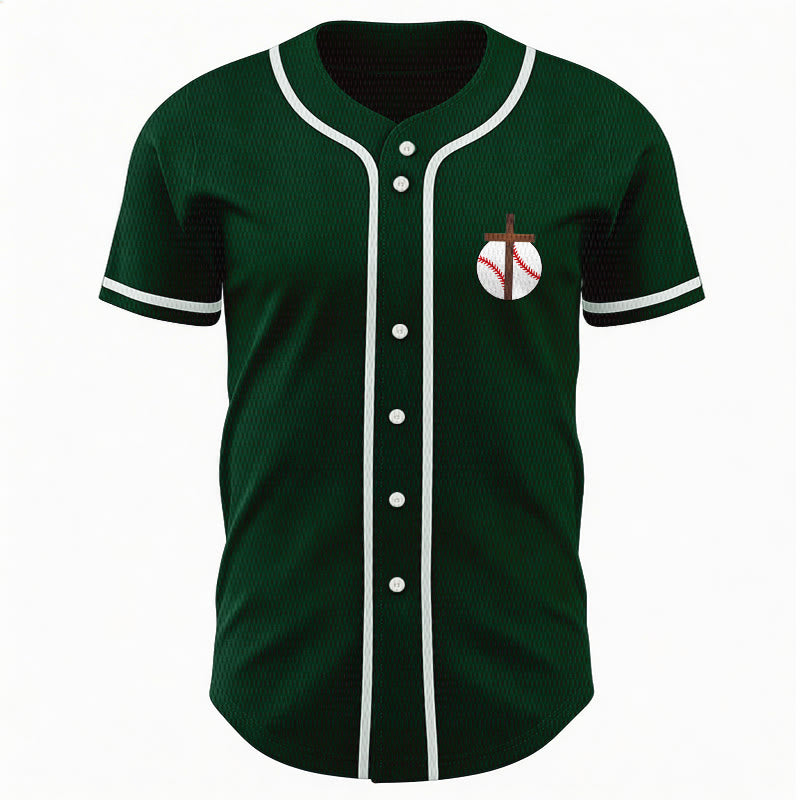 Christianartworkshop Philippians 4:13 Faith Baseball Jersey: Baseball Cross Motto Strength Devotion Athletic Shirt - image 52