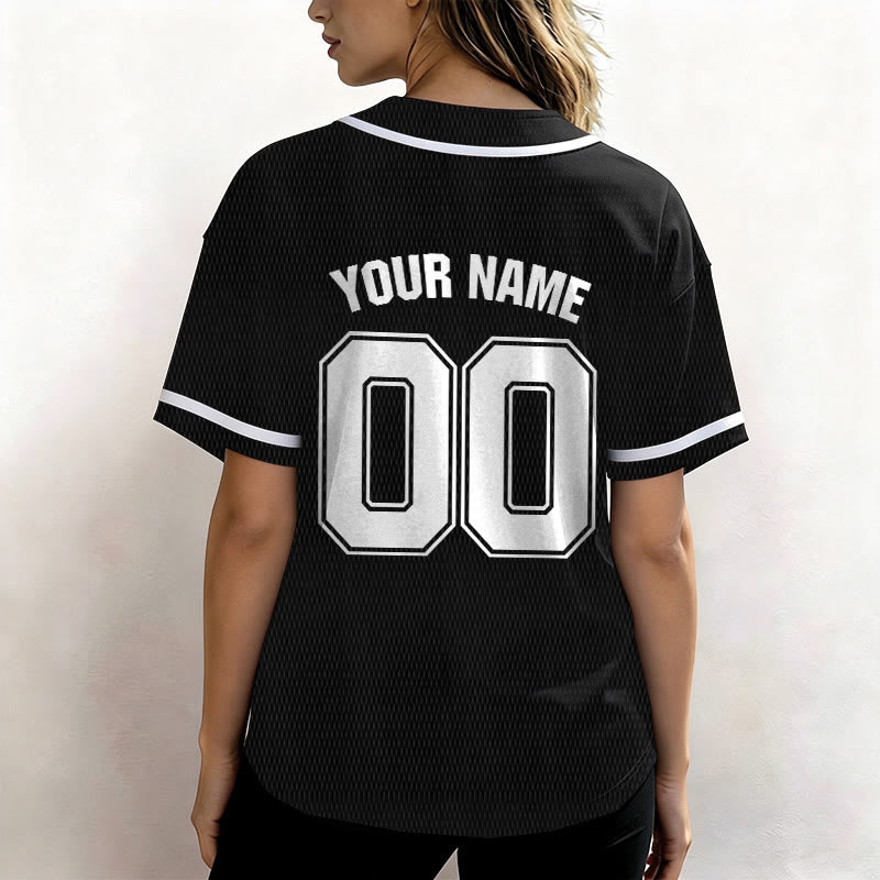 Christianartworkshop Faith Over Fear Custom Name Number Unisex Baseball Jersey - image 5