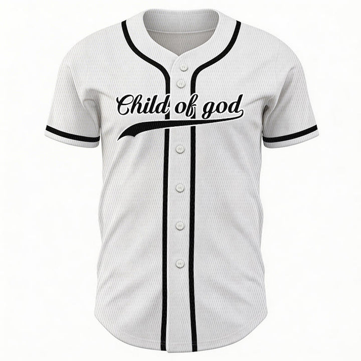 Christianartworkshop Child Of God Custom Name Number Unisex Baseball Jersey - image 17