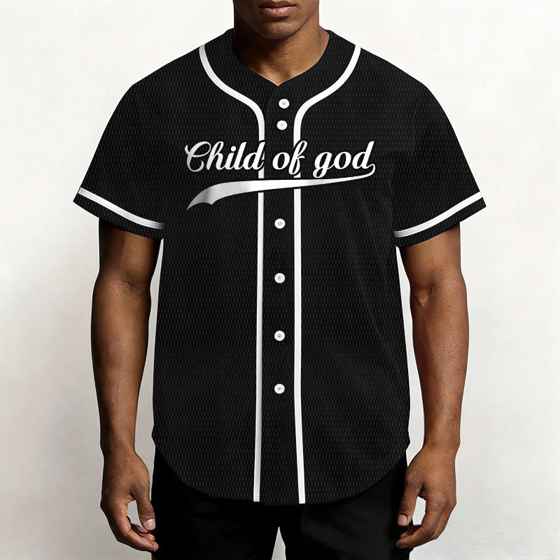 Christianartworkshop Child Of God Custom Name Number Unisex Baseball Jersey - image 29