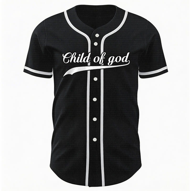 Christianartworkshop Child Of God Custom Name Number Unisex Baseball Jersey - image 31