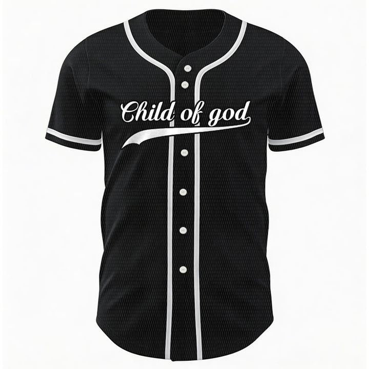 Christianartworkshop Child Of God Custom Name Number Unisex Baseball Jersey - image 31