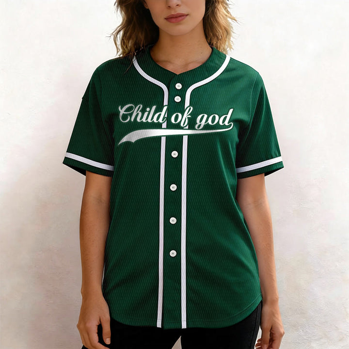 Christianartworkshop Child Of God Custom Name Number Unisex Baseball Jersey - image 51