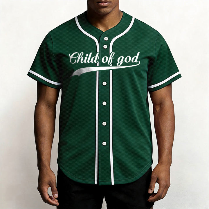 Christianartworkshop Child Of God Custom Name Number Unisex Baseball Jersey - image 50