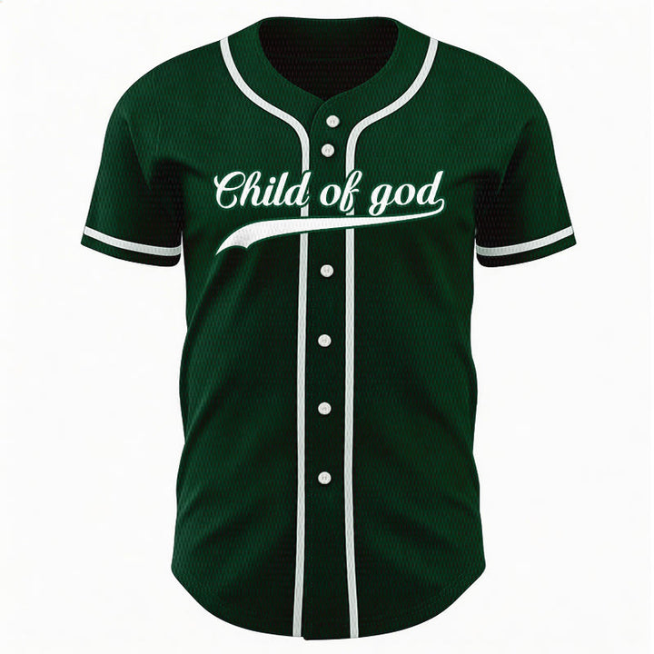 Christianartworkshop Child Of God Custom Name Number Unisex Baseball Jersey - image 52
