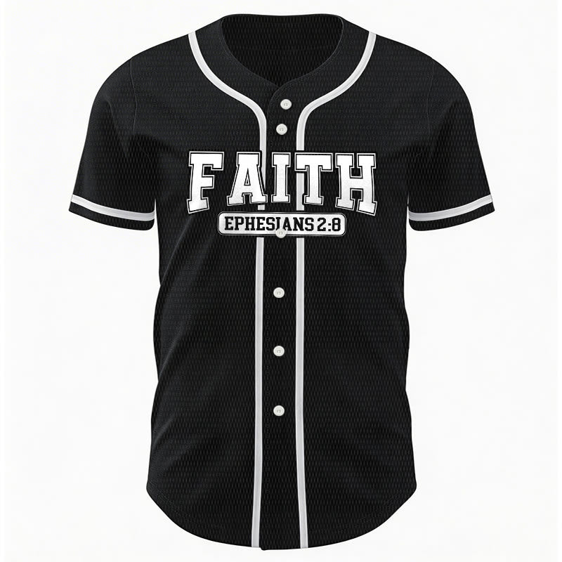 Christianartworkshop Faith Custom Name Number Baseball Jersey - image 24