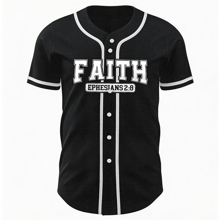 Christianartworkshop Faith Custom Name Number Baseball Jersey - image 24