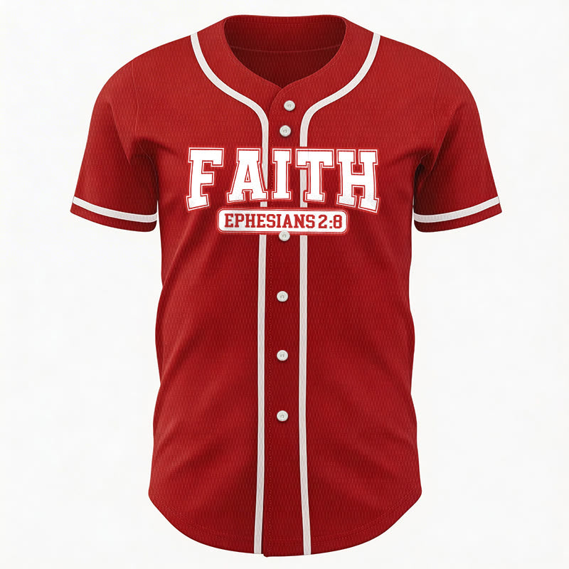 Christianartworkshop Faith Custom Name Number Baseball Jersey - image 31