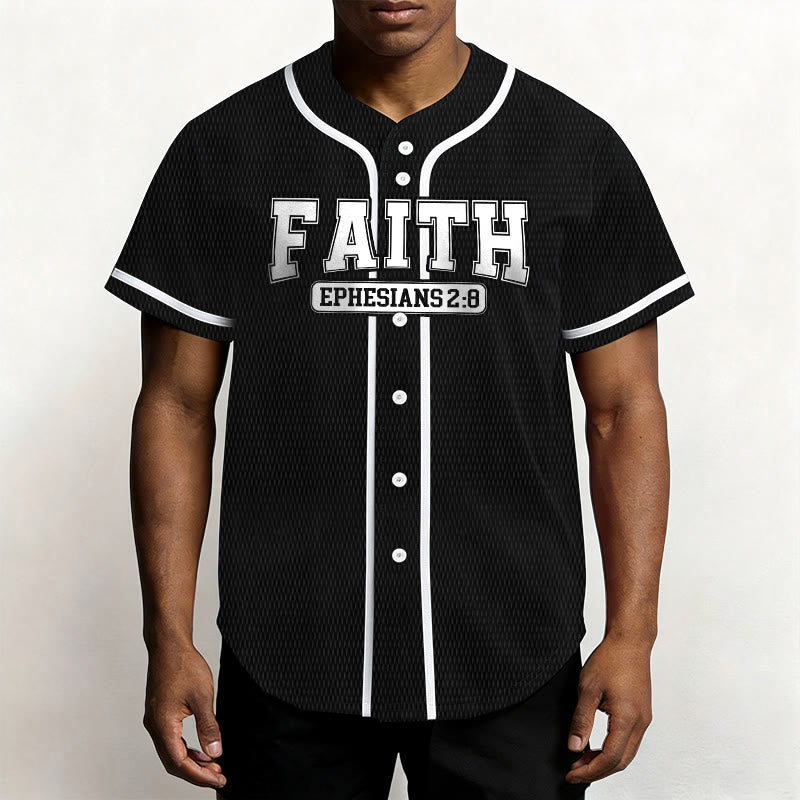 Christianartworkshop Faith Custom Name Number Baseball Jersey - image 22