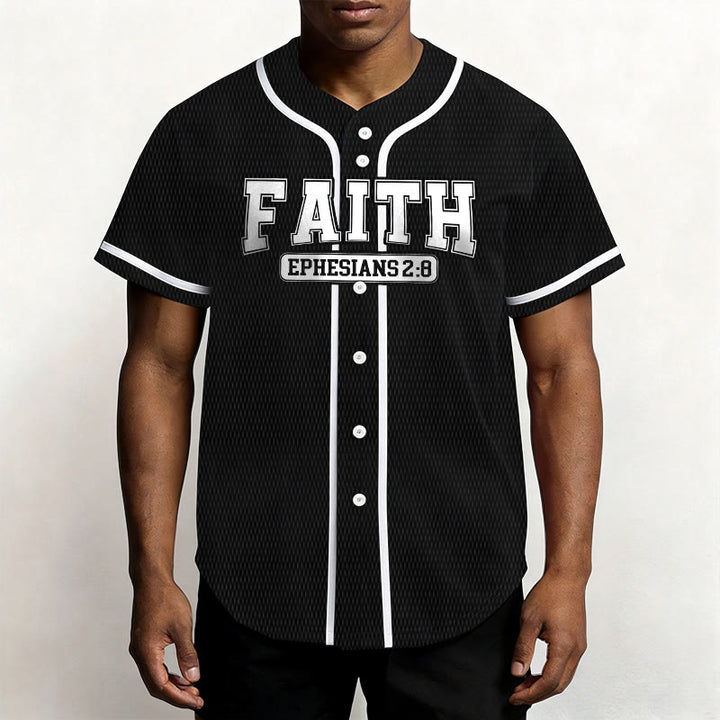 Christianartworkshop Faith Custom Name Number Baseball Jersey - image 22
