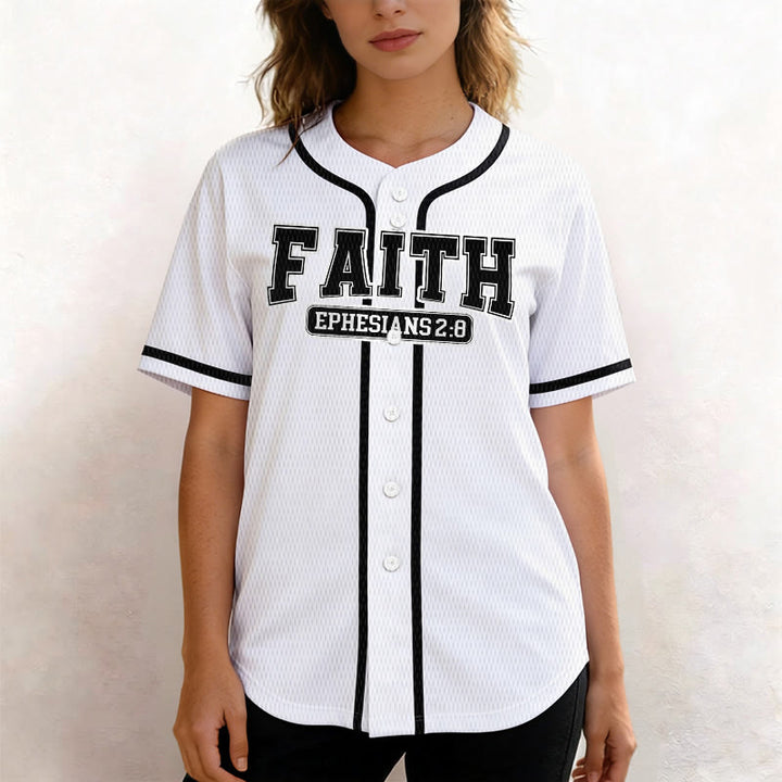 Christianartworkshop Faith Custom Name Number Baseball Jersey - image 16
