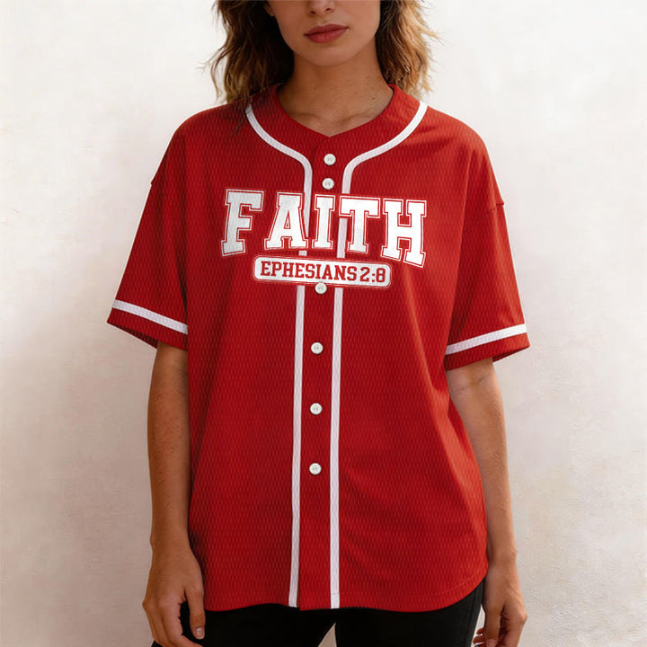 Christianartworkshop Faith Custom Name Number Baseball Jersey - image 30