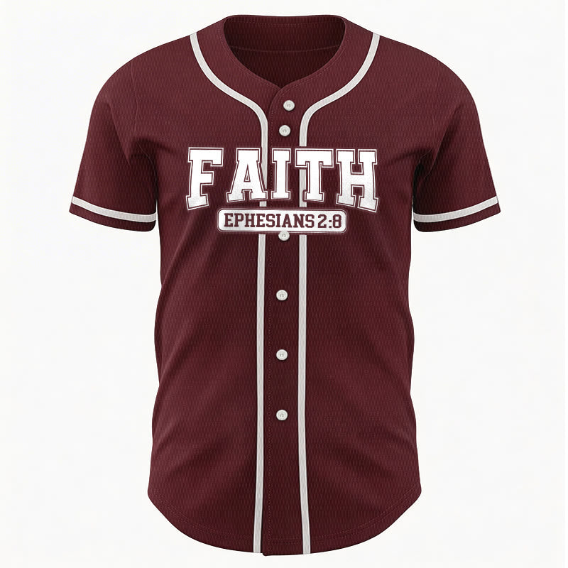 Christianartworkshop Faith Custom Name Number Baseball Jersey - image 38