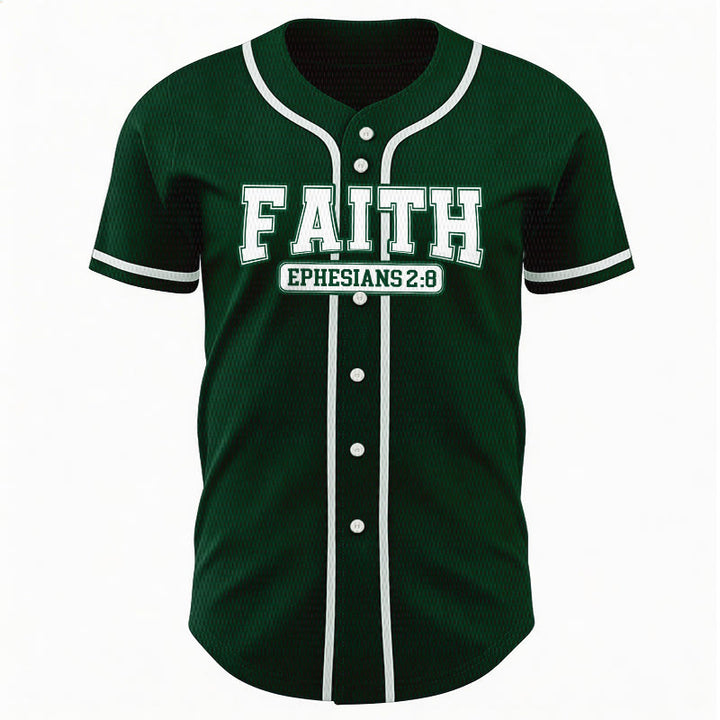 Christianartworkshop Faith Custom Name Number Baseball Jersey - image 52