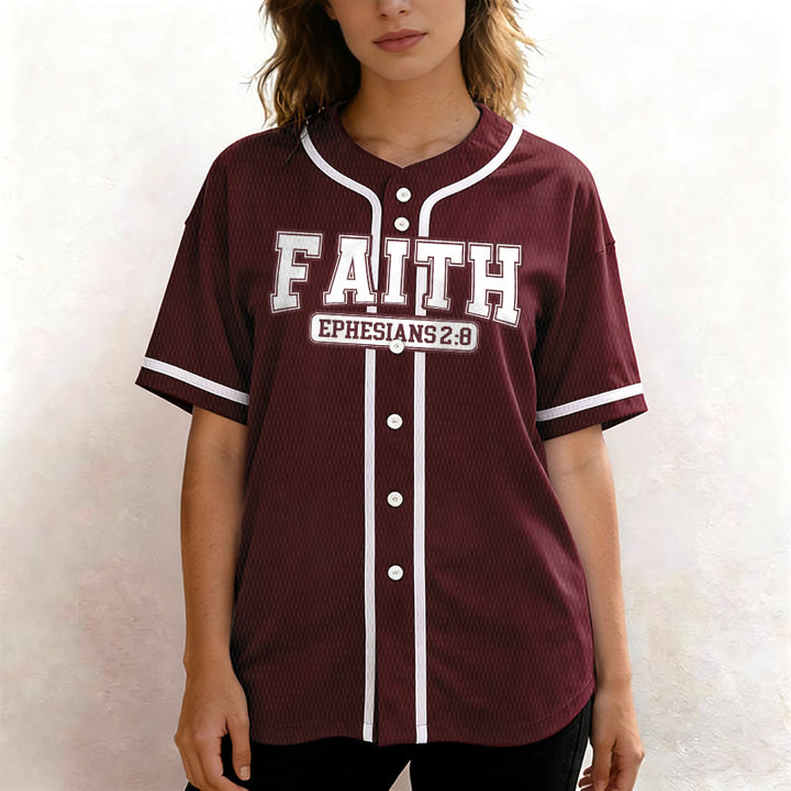 Christianartworkshop Faith Custom Name Number Baseball Jersey - image 37
