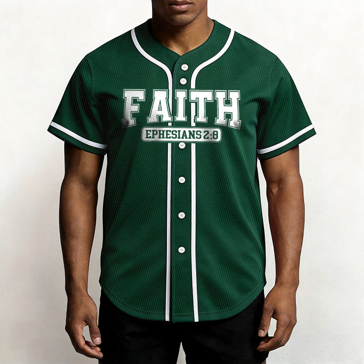Christianartworkshop Faith Custom Name Number Baseball Jersey - image 50