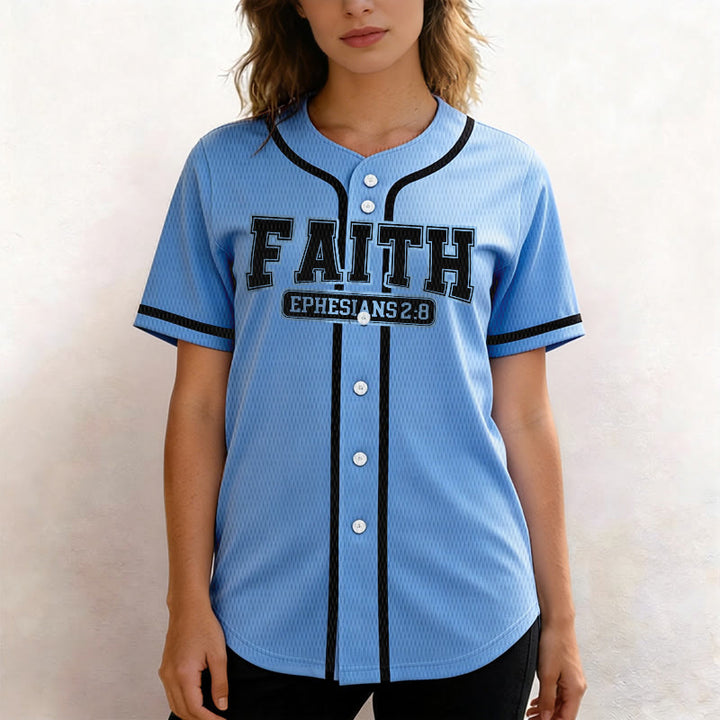 Christianartworkshop Faith Custom Name Number Baseball Jersey - image 44