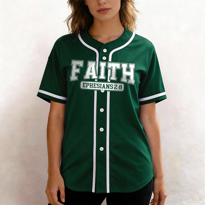 Christianartworkshop Faith Custom Name Number Baseball Jersey - image 51